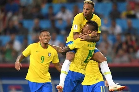 Чемпионат мира по футболу 2018. Бразилия - Бельгия, прогноз на 06.07.18 начало 21-00 МСК