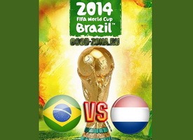 ЧМ по футболу. Матч за 3-е место. Бразилия - Голландия. Прогноз на 12.07.14