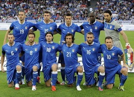 Италия движется вверх в рейтинге ФИФА