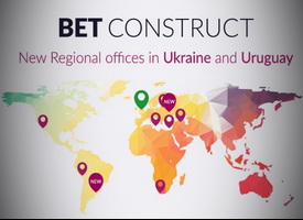 В Украине и Уругвае откроются региональные офисы BetConstruct