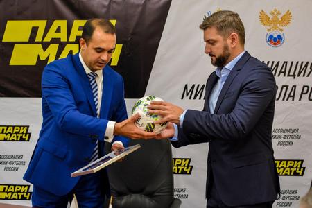 Париматч становится титульным спонсором российского мини-футбола