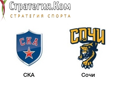 СКА — Сочи, превью, прогноз и ставка на матч КХЛ (9.10.2020)