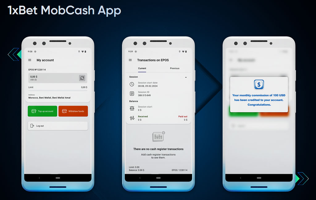 1xBet предлагает всем стать агентом и зарабатывать на p2p переводах