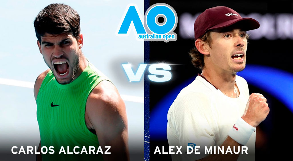 Прогноз на матч Алькарас – Де Минор: шестая попытка австралийца на домашнем турнире 27 января 2026 года