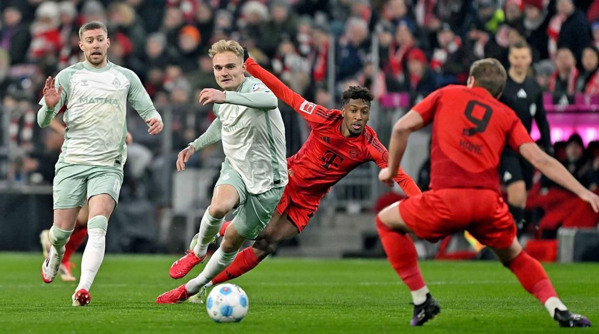 Бундеслига 1 Германии. Вердер — Бавария. Прогноз на матч 14 февраля 2026 года: без шансов для хозяев