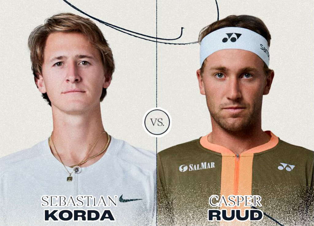 Прогноз на матч 1/4 в Делрей-Бич: Корда – Рууд, где американец попытается прервать серию неудач с норвежцем