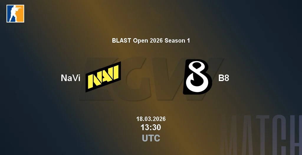 NaVi – B8 прогноз 18 марта 2026: BLAST Open Rotterdam