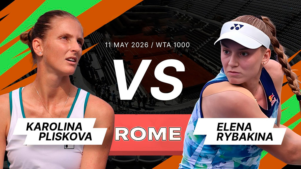 Плишкова vs Рыбакина: прогноз на 1/8 финала WTA 1000 в Риме 11-го мая 2026 года