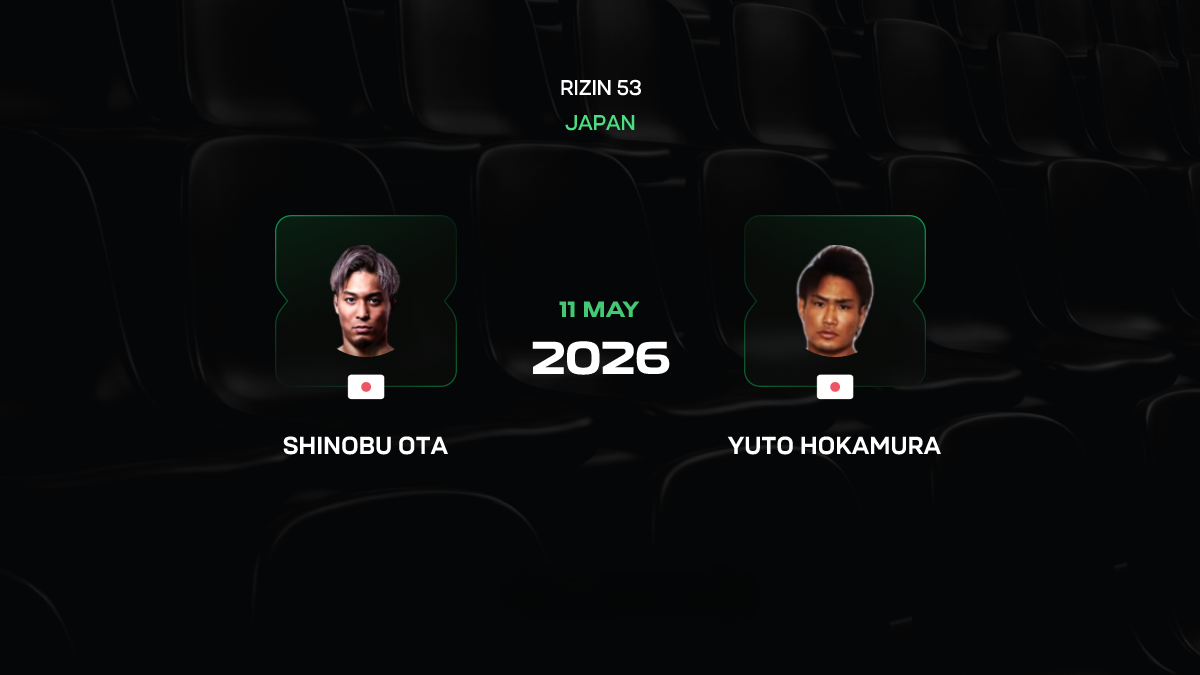 Ота – Хокамура прогноз 10 мая 2026: проверка опытом в RIZIN 53 Ота – Хокамура прогноз 10 мая 2026: проверка опытом в RIZIN 53