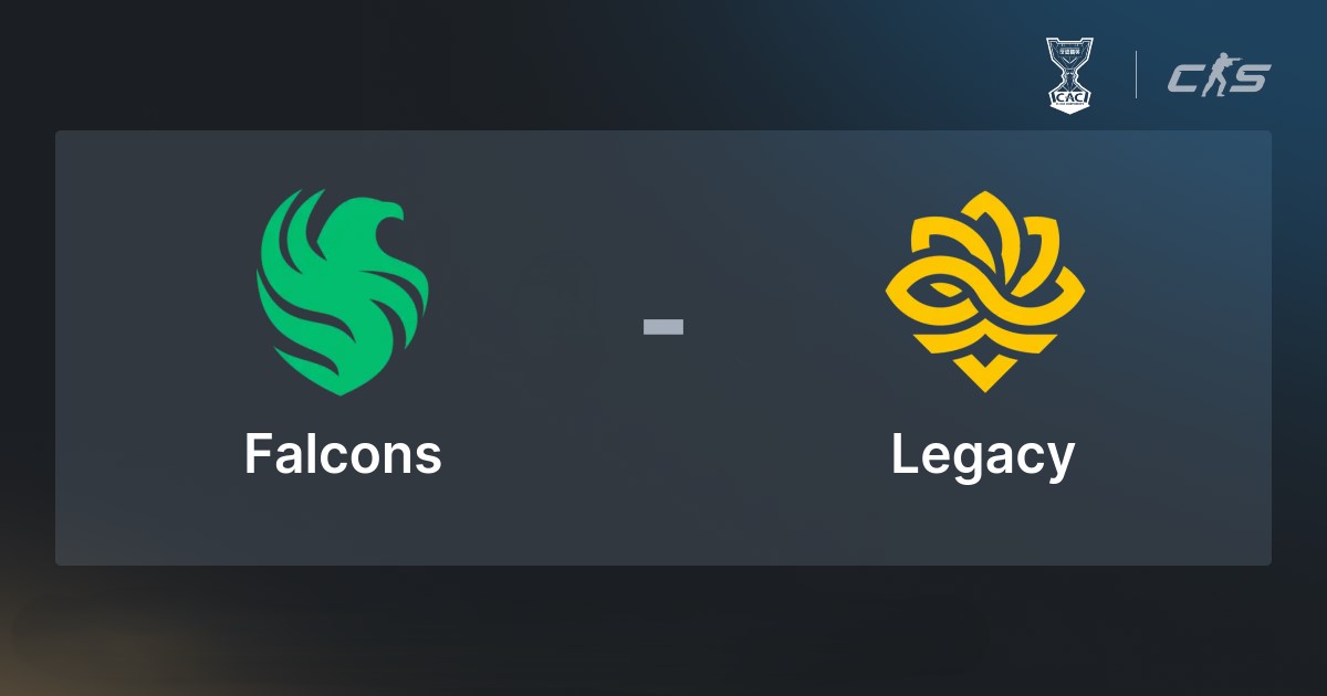 Team Falcons — Legacy прогноз 24 мая 2026: гранд-финал CS Asia Championships 2026