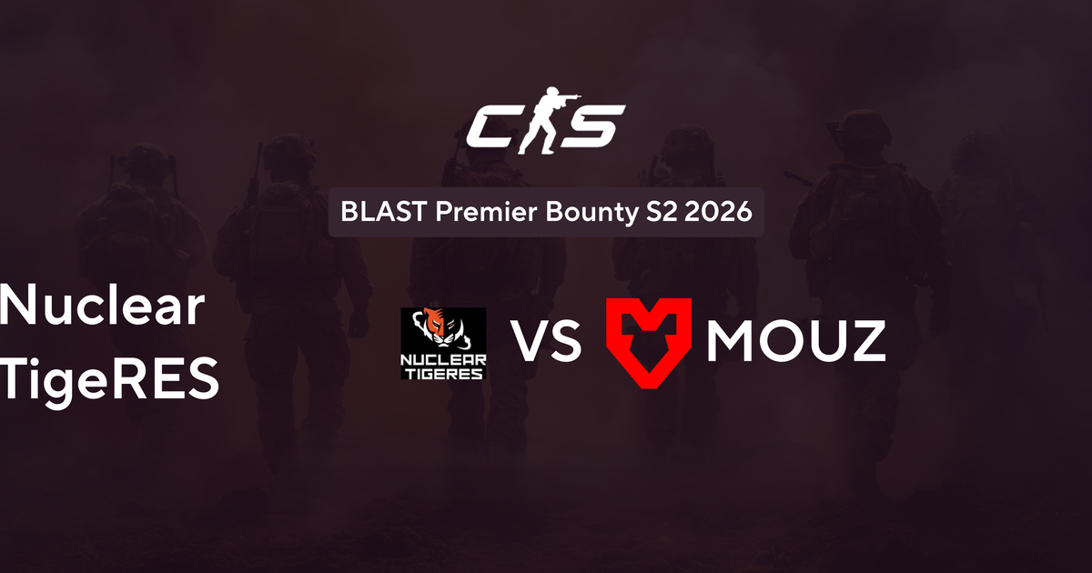 Прогноз на матч Nuclear TigeRES — MOUZ 21.07.2026: ставки на BLAST Bounty