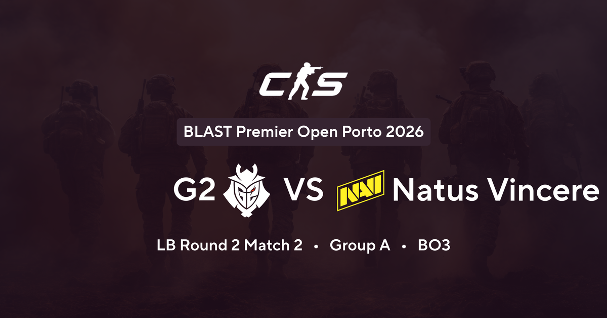 G2 Esports — NaVi: аналитика и прогноз на полуфинал BLAST Open 30.08.2026