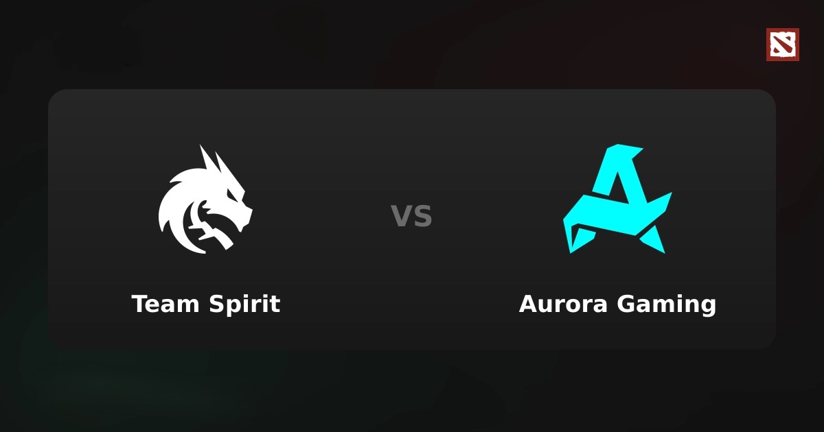 Team Spirit — Aurora: прогноз на матч The International 14 августа 2026 года