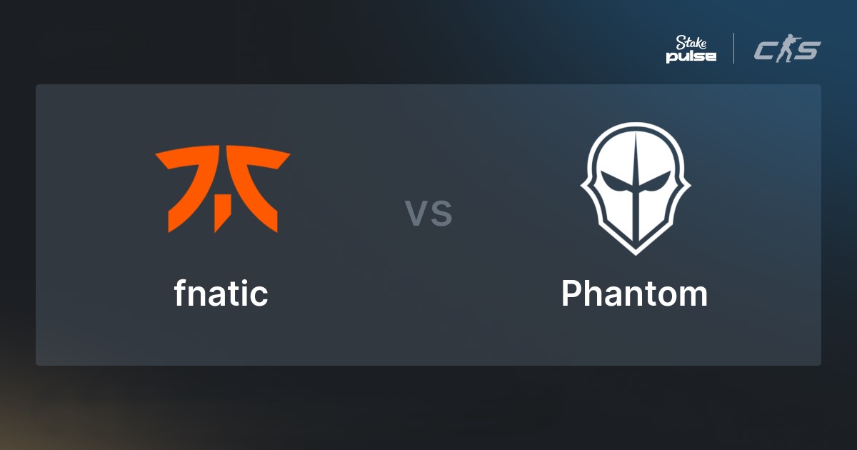 Первое столкновение в плей-офф Stake Pulse Beat II: Fnatic тестируют прочность Phantom в CS2 (23.09.2026)