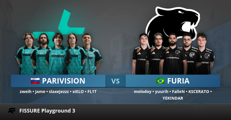 PARIVISION — FURIA: предматчевый разбор и прогноз на верхнюю сетку FISSURE Playground #3 (09.09.2026)