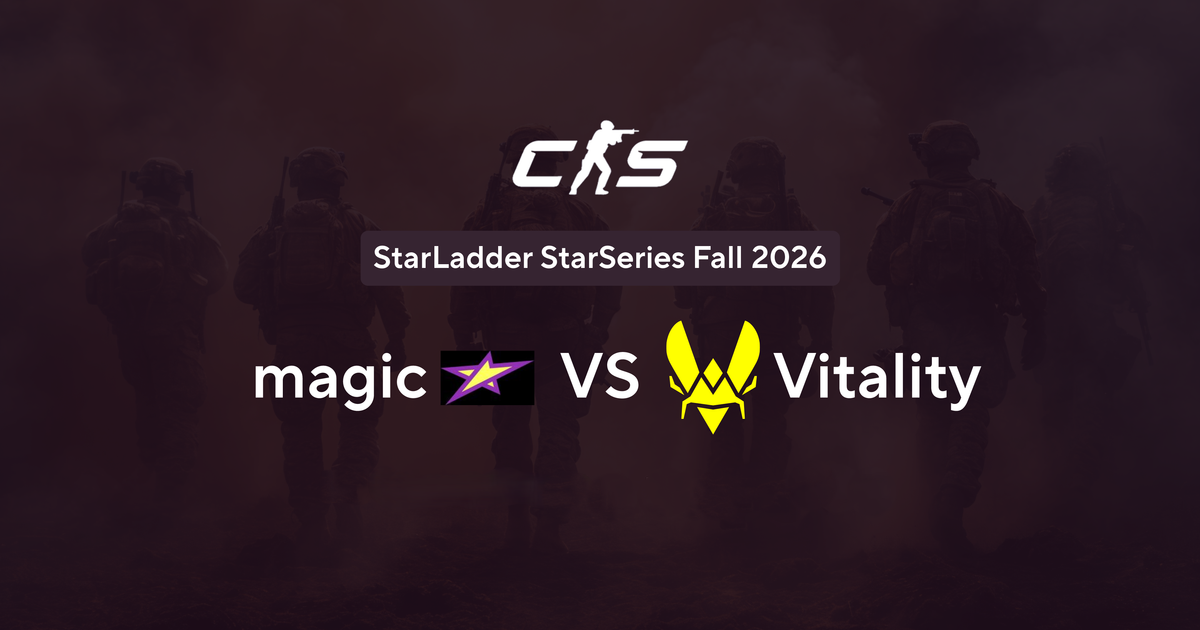 Сенсационный отбор или закономерный разгром: Team Vitality испытают magic на прочность в CS2 (17.09.2026)