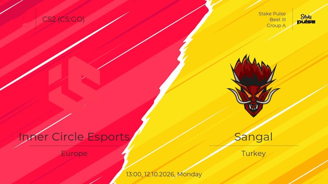 Inner Circle — Sangal Esports: прогноз на матч Stake Pulse Beat III (12.10.2026)